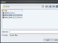 Choose Bank Sysx to Upload